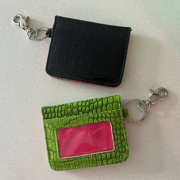 NWOT Keychain Cardholders in Vegan Faux-Crocodile 2/$10 - Picture 12 of 12